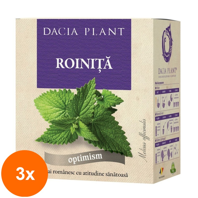Set 3 x Ceai de Roinita, 50 g, Dacia Plant