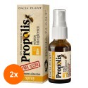 Set 2 x Spray cu Extract Natural de Propolis fara Alcool, 20 ml, Dacia Plant