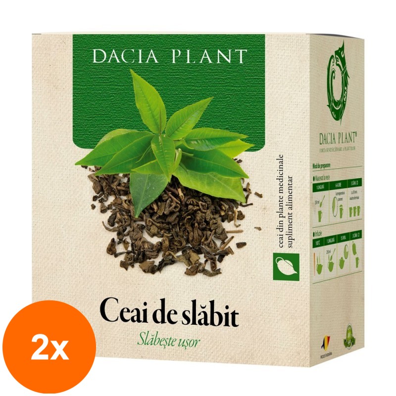 Set 2 x Ceai de Slabit, 50 g, Dacia Plant