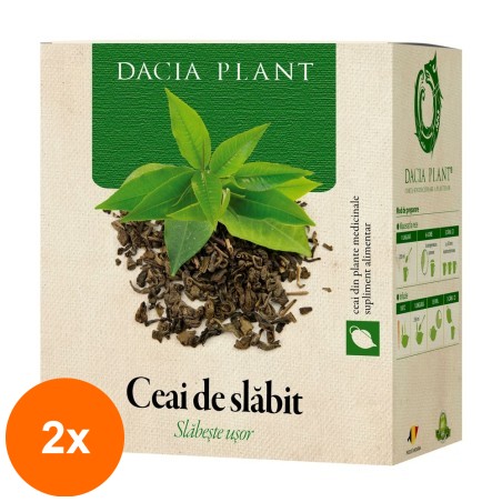 Set 2 x Ceai de Slabit, 50 g, Dacia Plant...