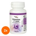 Set 2 x Vitamina C1000 cu Zinc si D3, 60 Comprimate, Dacia Plant