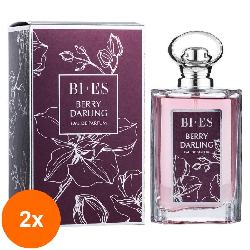 Set 2 x Parfum Bi-es pentru Femei Berry Darling, 100 ml