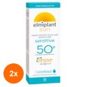 Set 2 x Crema Protectie Solara pentru Fata, Elmiplant Sun Sensitive SPF 50, 50 ml