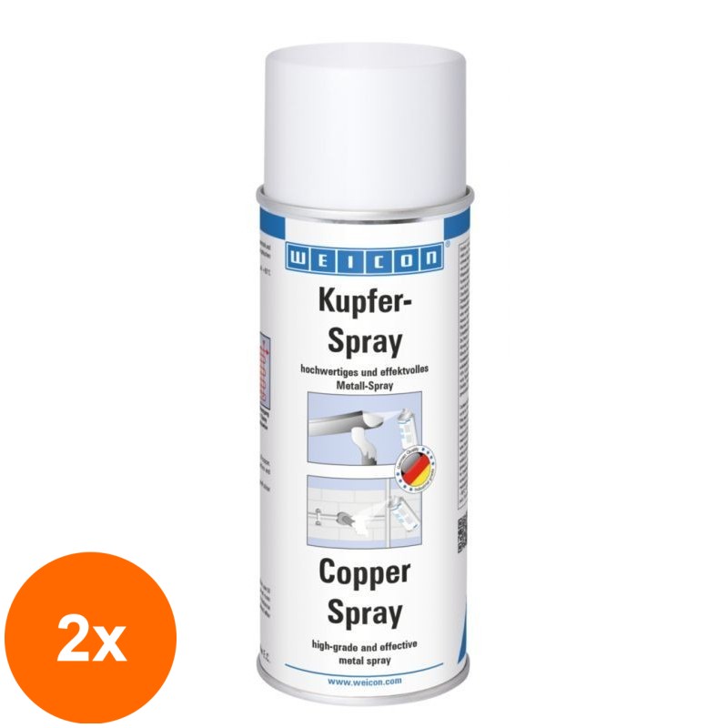 Set 2 x Spray Cupru, 400 ml, Weicon