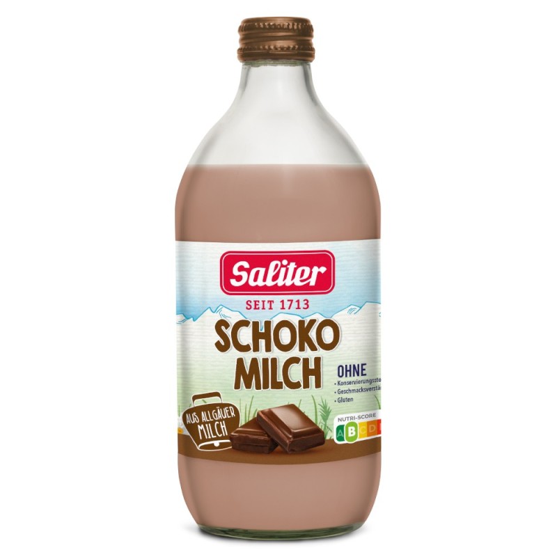 Lapte cu Cacao UHT, Saliter, 500 ml