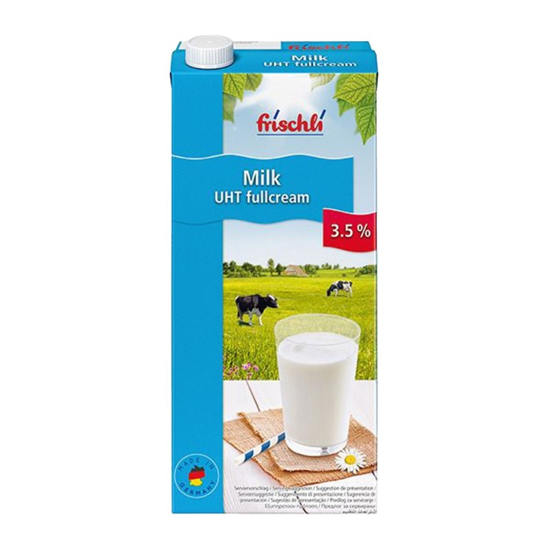 Lapte UHT Tetra Pack cu 3.5% Grasimi, Frischil, 1 l
