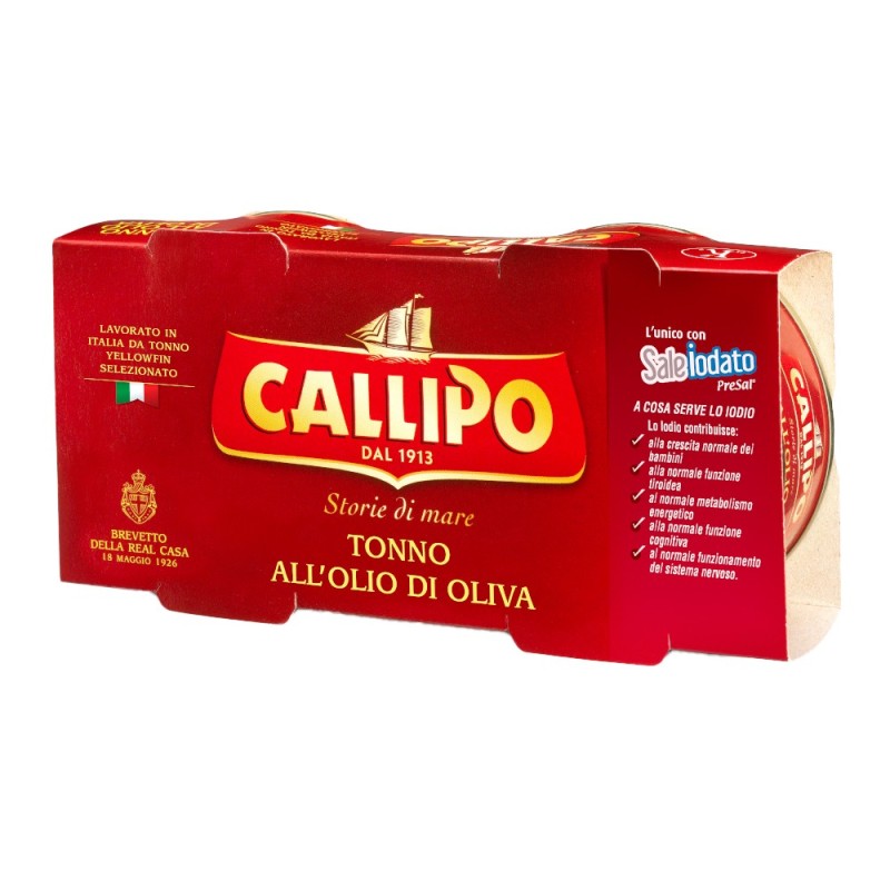 Conserva de Ton in Ulei de Masline, Callipo, 2 x 160 g