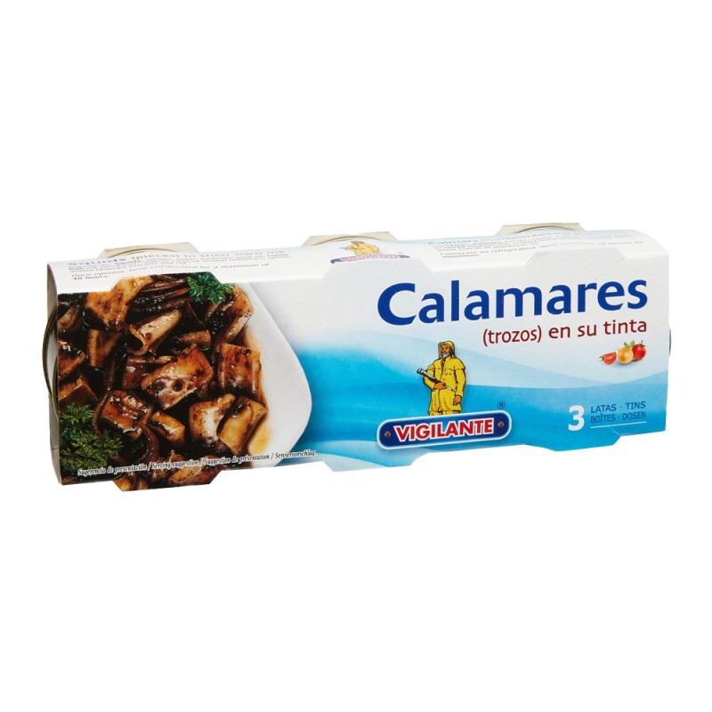 Calamar in Propria Cerneala, Vigilante, 3 x 80 g