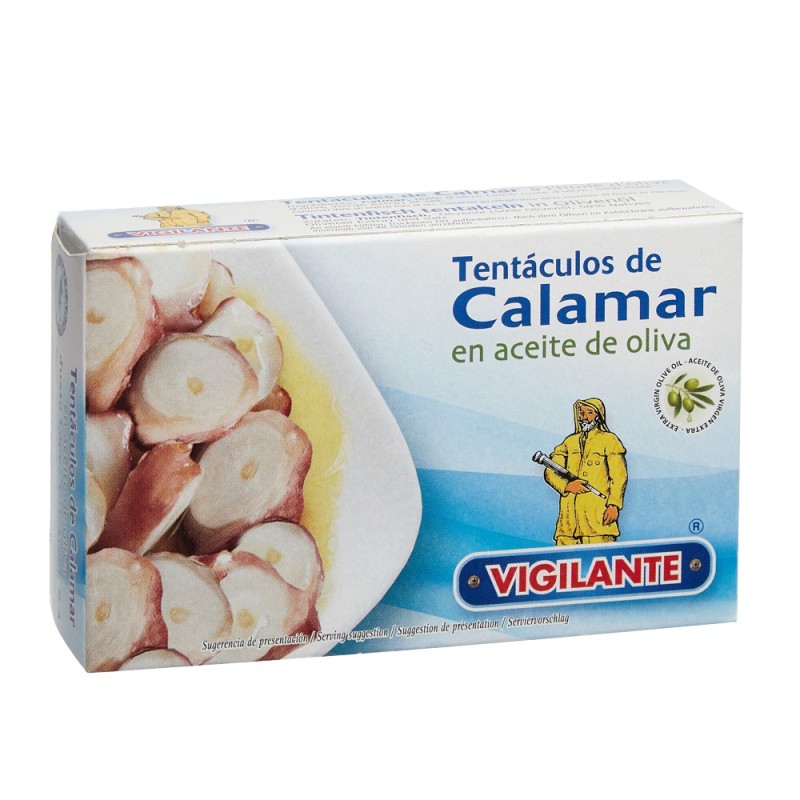 Calamar in Ulei Vegetal, Vigilante, 115 g