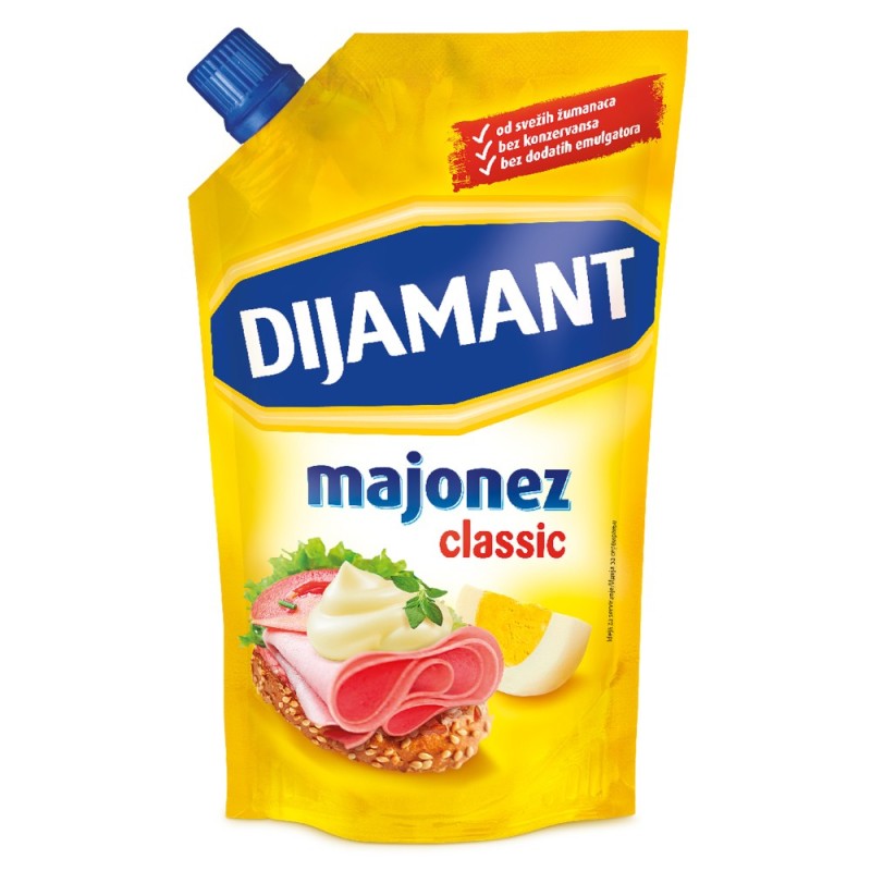 Sos de Maioneza 78% Grasime, Dijamant, 285 ml