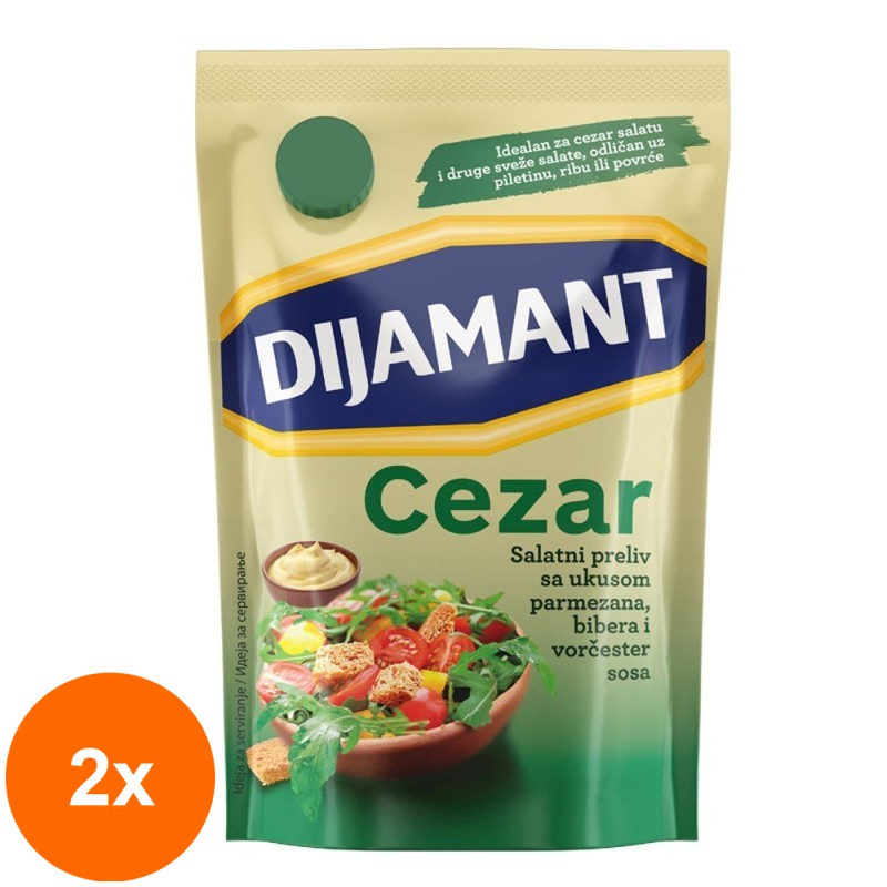 Set 2 x Sos Cezar, Dijamant, 300 g