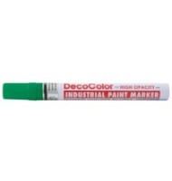 Marker Industrial Permanent, Verde, Varf 2 mm, DecoColor