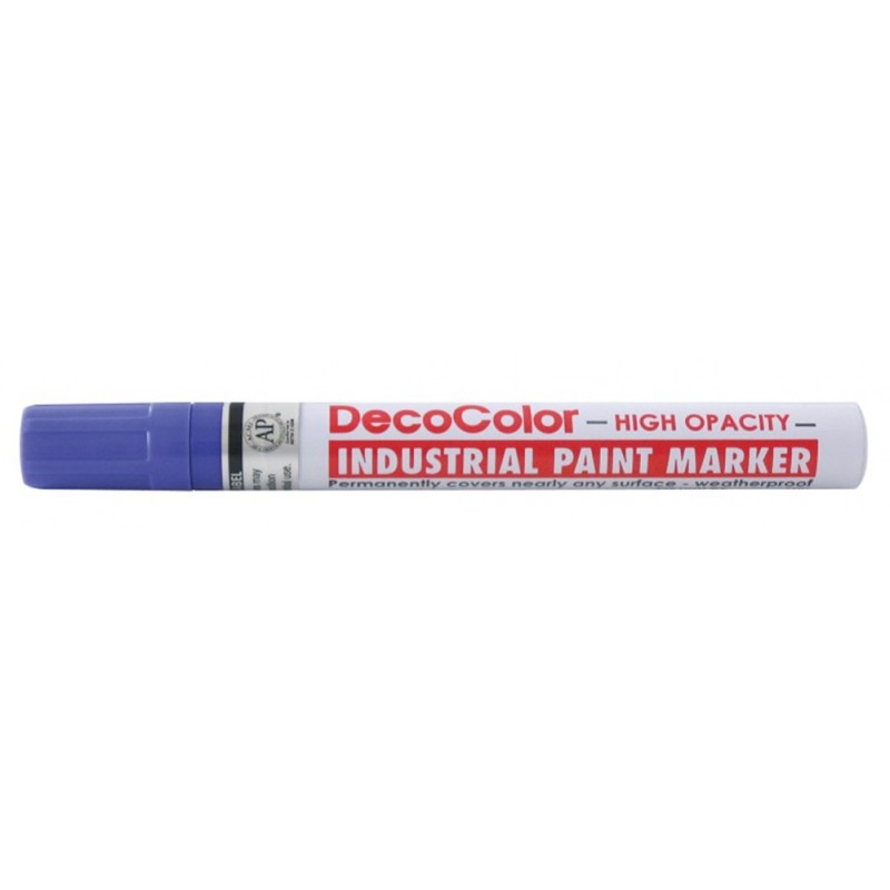 Marker Industrial Permanent, Violet, Varf 2 mm, DecoColor