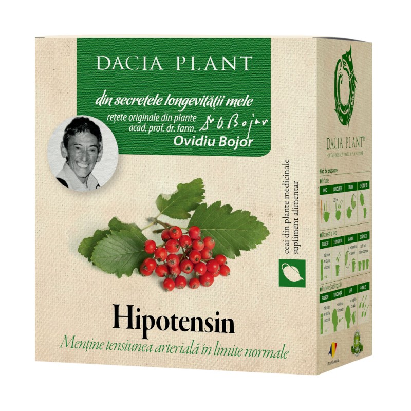 Ceai Hipotensin Dacia Plant, 50 g