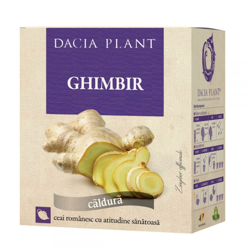 Ceai Ghimbir Dacia Plant, 50 g