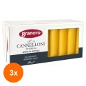 Set 3 x Cannelloni fara Oua, Granoro, 250 g