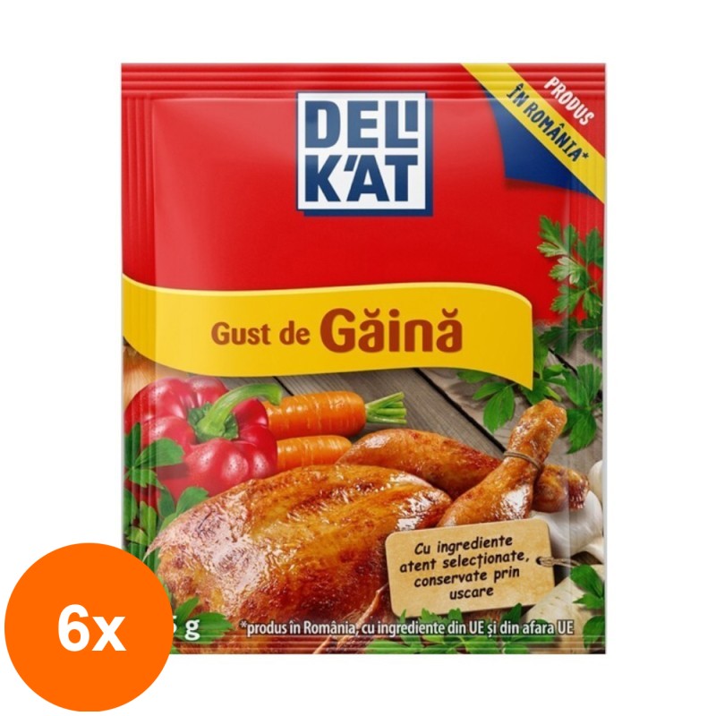 Set 6 x Condiment de Gaina Delikat, 75 g