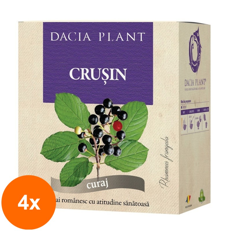 Set 4 x Ceai de Crusin, 50 g, Dacia Plant