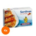 Set 4 x Sardine in Sos Tomat, Vigilante, 120 g