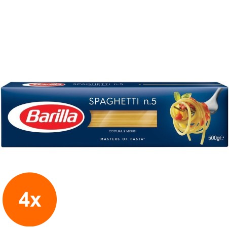 Set 4 x Paste Spaghetti N5 Barilla, 500 g...