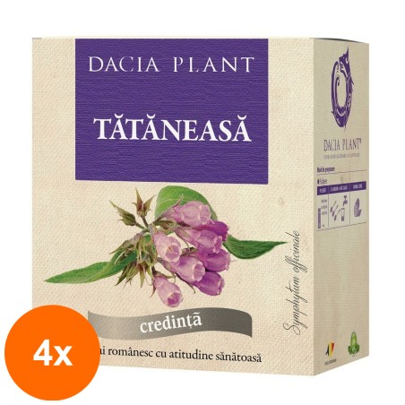 Set 4 x Ceai de Tataneasa, 50 g, Dacia Plant...