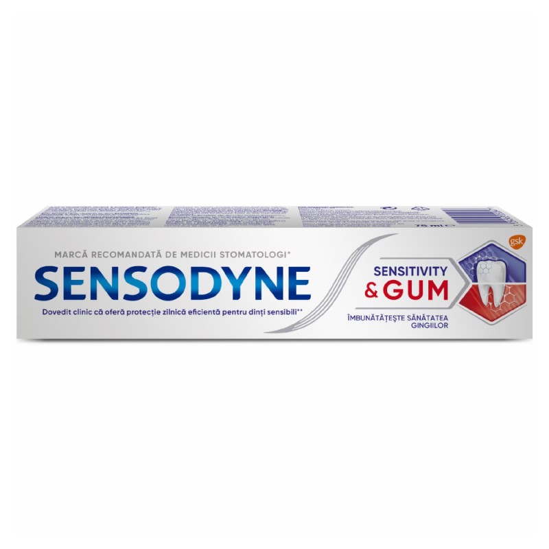 Pasta de Dinti Sensodyne Sensitivity and Gum, 75 ml