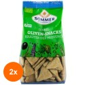 Set 2 x Snack Bio din Faina de Grau Spelta cu Masline si Ierburi de provence, 150 g Sommer