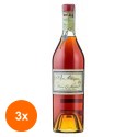 Set 3 x Armagnac, Bas Armagnac Baron Gaston Legrand 1999, Lheraud, 40% Alcool, 0.7 l