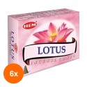 Set 6 x Conuri Parfumate, Lotus