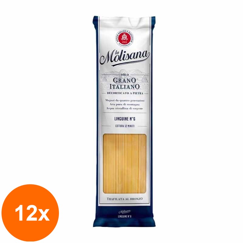 Set 12 x Paste Linguine La Molisana No6 500 g