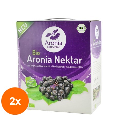 Set 2 x Nectar Bio de Aronia, 3 l Aronia Original...