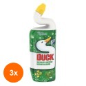 Set 3 x Dezinfectant Toaleta Gel Duck 5 in 1 Pine, 750 ml