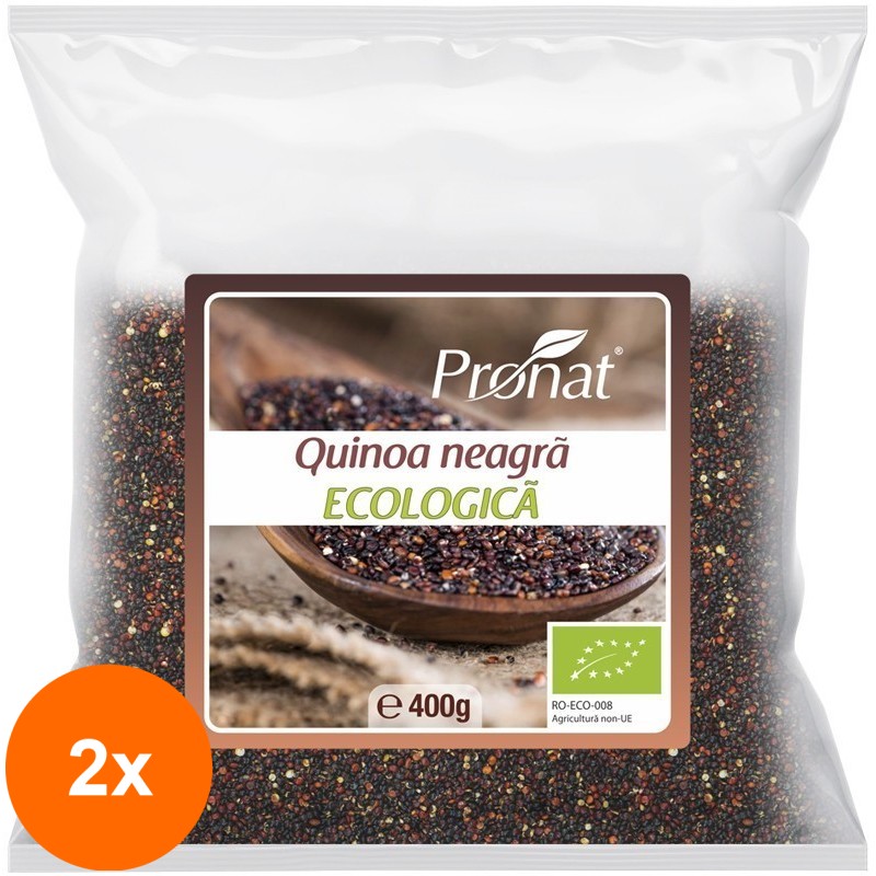 Set 2 x Quinoa Neagra Bio, 400 g