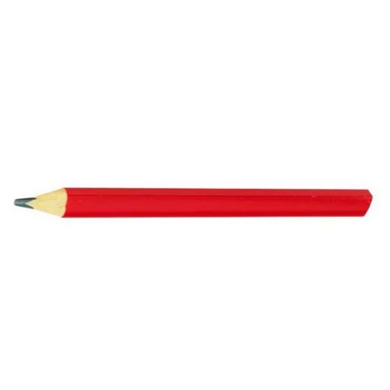 Creion Rosu pentru Zidarie, HB 24 cm, 6 Bucati, Kapriol