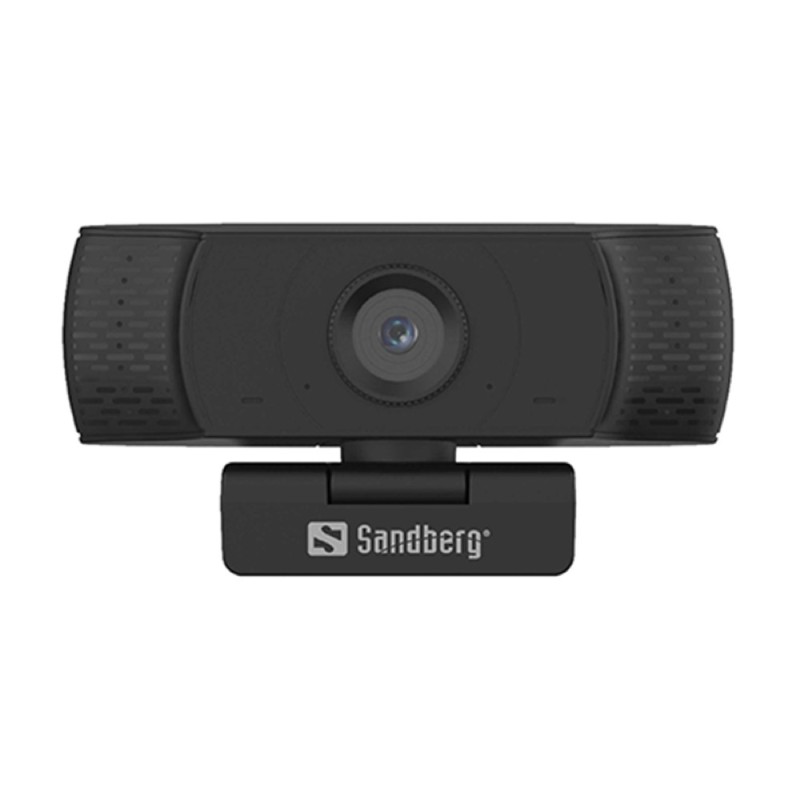 Camera Web Sandberg 134-16, 1080p, USB, Microfon, Negru
