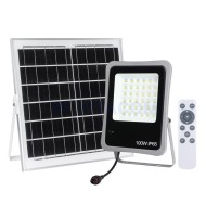 Proiector Solar 100 W, Panou Solar 15 W, Lumina Rece, Well