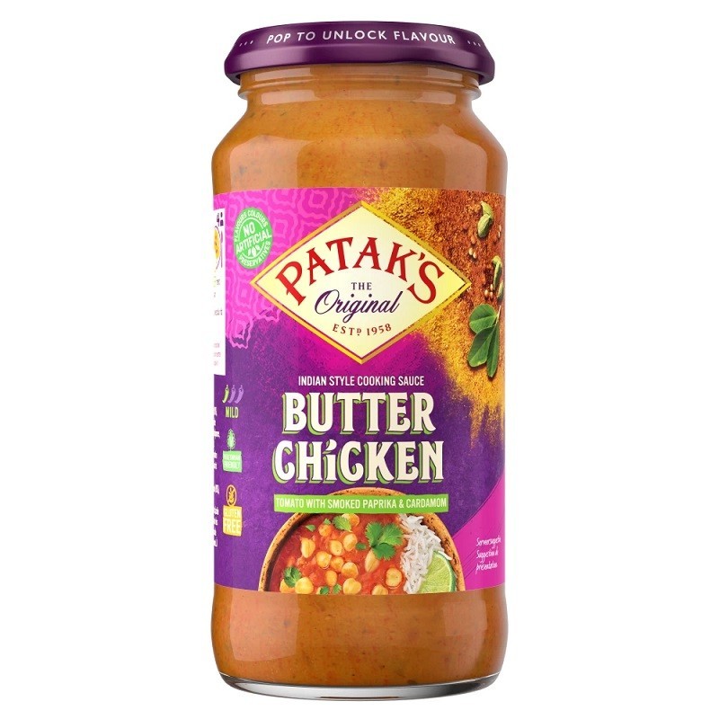 Set 7 x Sos Butter Chicken Mild Patak`s 450 g Oferta Pret - Trada.ro