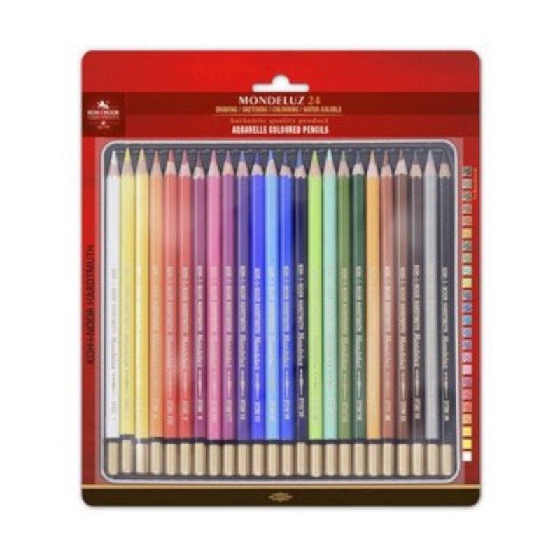 Creioane Colorate Aquarell, Blister, 24 Culori