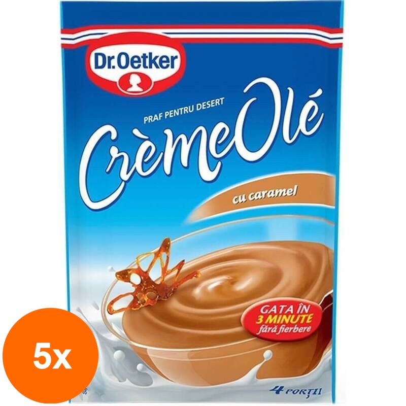 Set 5 x Creme Desert Ole Dr. Oetker Aroma Caramel 80 g
