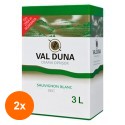 Set 2 x Vin Val Duna Oprisor Sauvignon Blanc Sec, Bag in Box, 3 l
