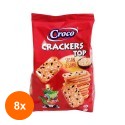 Set 8 x Biscuiti Top cu Susan Croco Crackers, 80 g