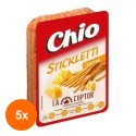Set 5 x Sticksuri cu Cascaval Chio Stickletti, 80 g