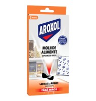 Capcane de Hartie Antimolii Aroxol pentru Alimente, 3 Bucati