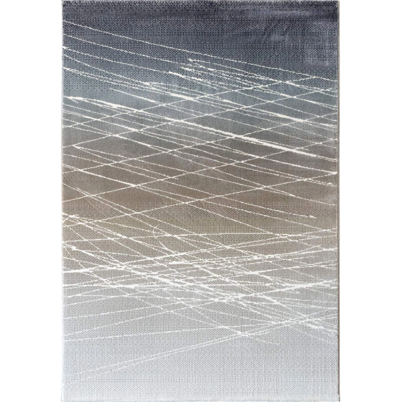 Covor Boho Crem / Gri, Antistatic, 160 cm x 230 cm, Dreptunghiular, 42Oeo