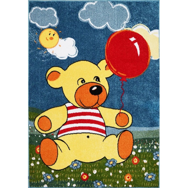 Covor pentru Copii, 160 x 230 cm, Multicolor, Model Kolibri Ursulet