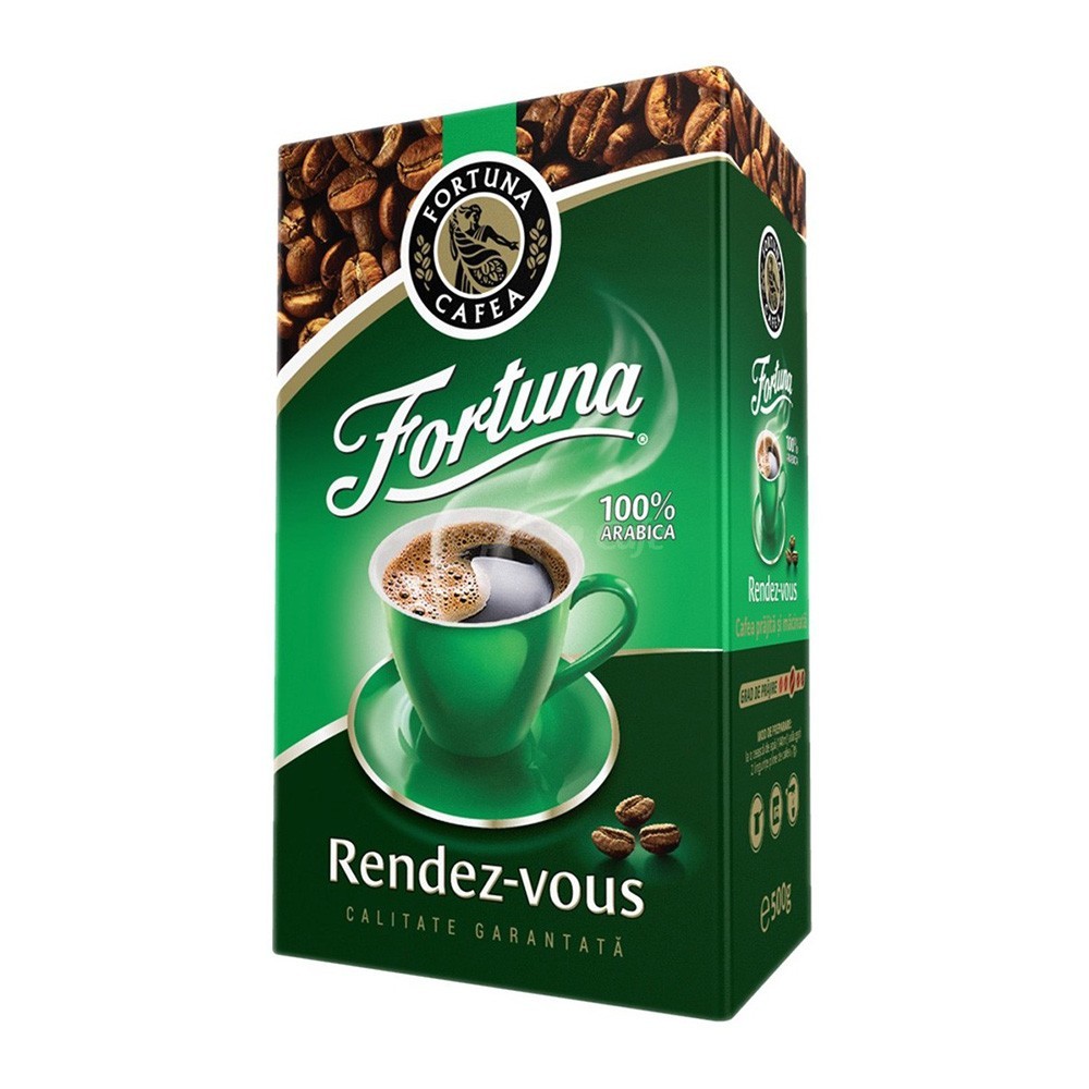 Set 2 x Cafea Boabe Fortuna Rendez-Vous, 500 g
