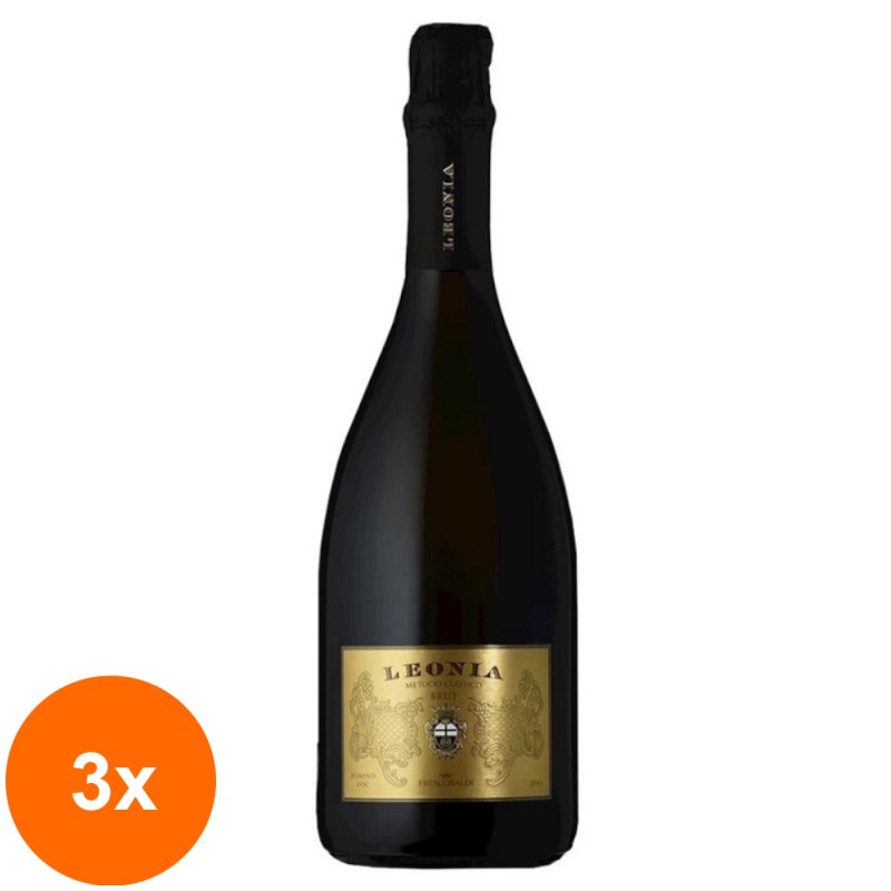 Set 3 x Vin Spumant Italia Frescobaldi Leonia Brut 0.75L