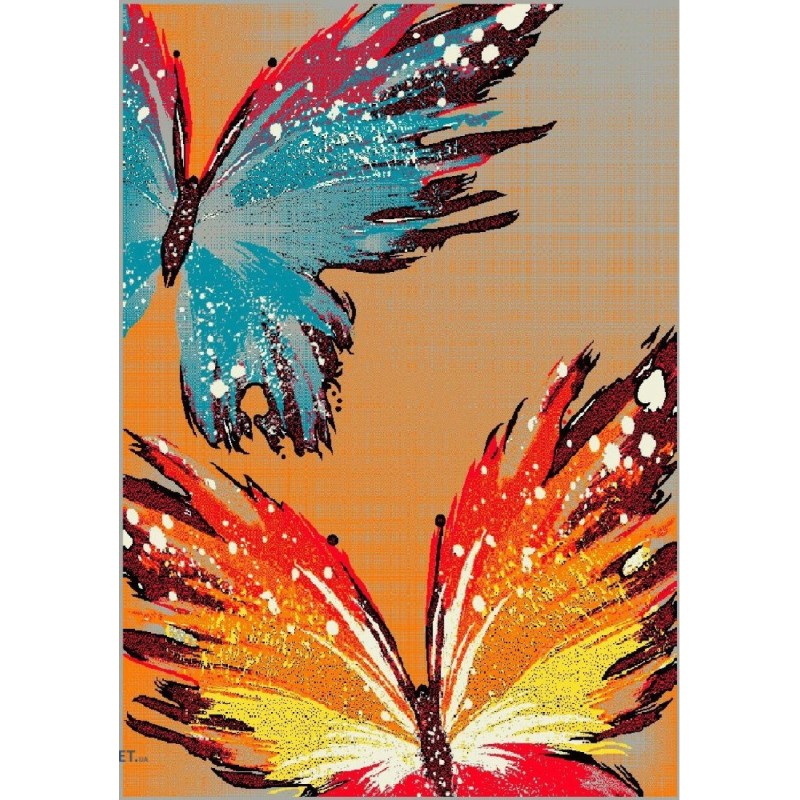 Covor pentru Copii, 120 x 170 cm, Multicolor, Kolibri Fluturi 11278/160