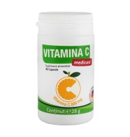 Vitamina C 800mg, 40 Capsule, Medicura