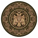 Covor Bisericesc Rotund, 150 x 150 cm, Verde, Lotos 15032/210